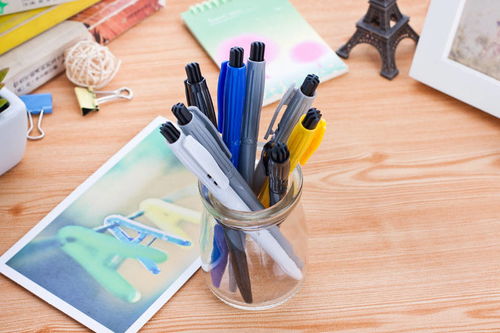 藍色油筆圓珠筆 學生文具辦公用品按動圓珠筆批發